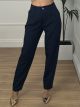 GLOW Suit  D-Buttons Pants/Navy Blue