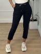Elastic Pants Drawstring NEW/Black