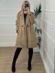 Double Buttons Coat/Camel