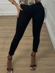 Denim Pants Black Strass-824