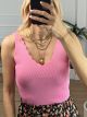 Knitted ZicZac Top/Pink