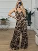 Elastic Jumpsuit/Leopard