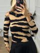 Knitted Top Shoulders/Zebra