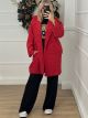 Teddy Short Coat/Red