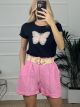 Belt Shorts/Pink