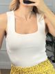 Knitted Top A/White