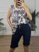Elastic Drawstring Shorts/Navy Blue