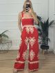 Fleur Jumpsuit/Red