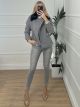 Short Zipper Coat/Grey