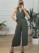 Sleeveless Jumpsuit/Khaki