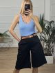 Cotton Long Shorts/Black