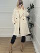 SuperSoft Double Buttons Coat/Vanilla
