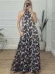 Openback Jumpsuit Satin/Black