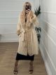 Mohair Fur Coat/Beige